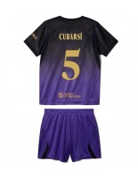 Barcelona Pau Cubarsi #5 Venkovní dres pro děti 2026-27 Krátký Rukáv (+ trenýrky)